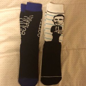 Two Pair Mens The Office Character Socks